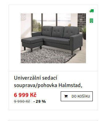 Univerzální sedací souprava/pohovka Halmstad, - ASKO akcniletaky.com