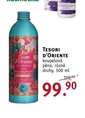 Tesori d'Oriente koupelová pěna