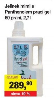 Prací gel Jelínek mimi Jelen