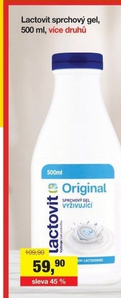 Sprchový gel Lactovit