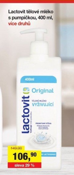 Tělové mléko Lactovit