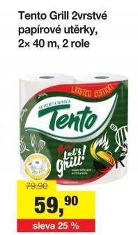 Utěrky kuchyňské 2vrstvé Grill Tento