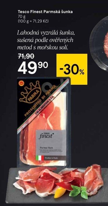 Tesco Finest Parmská šunka