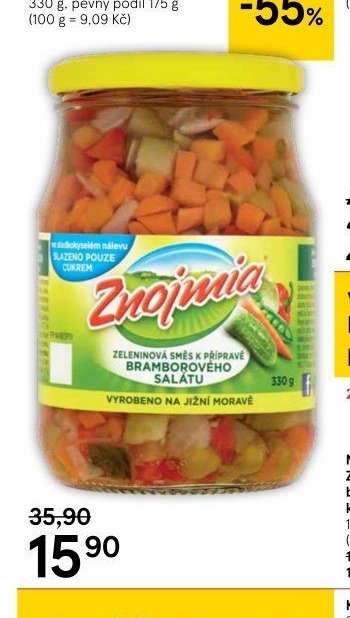 Znojmia Zeleninová směs do bramborového salátu