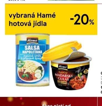 Hamé hotová jídla