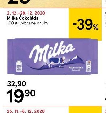 Milka Čokoláda