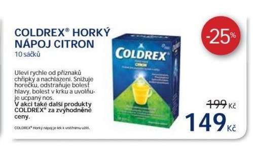 COLDREX HORKÝ NÁPOJ CITRON
