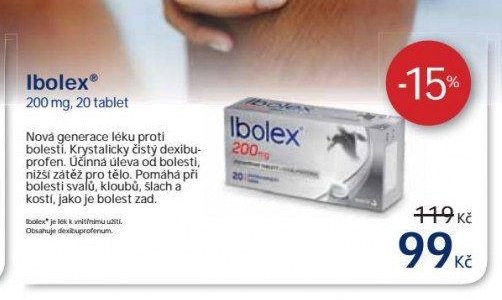 Ibolex 200 mg, 20 tablet