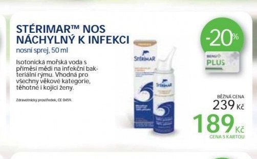 STÉRIMAR NOS NÁCHYLNÝ K INFEKCI