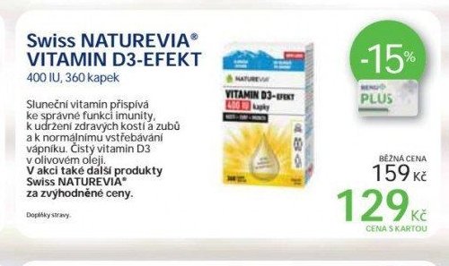 Swiss NATUREVIA VITAMIN D3-EFEKT