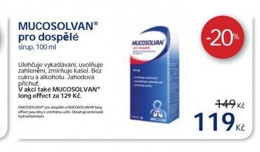 MUCOSOLVAN pro dospělé sirup, 100 ml