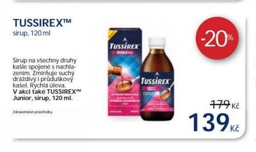 TUSSIREX sirup, 120 ml