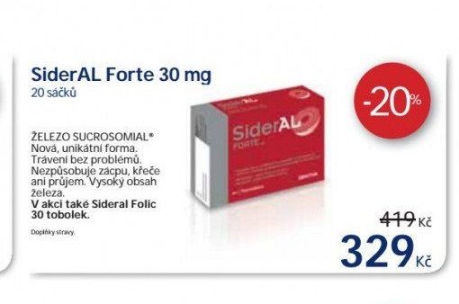 SiderAL Forte 30 mg