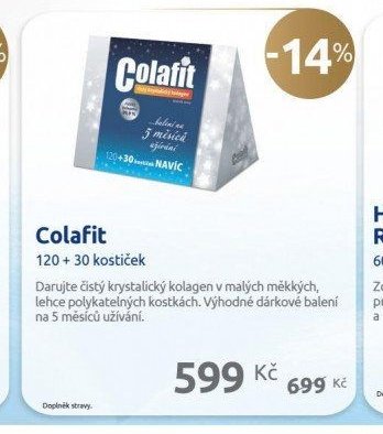 Colafit 120 + 30 kostiček