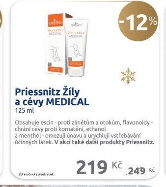 Priessnitz Žíly a cévy MEDICAL