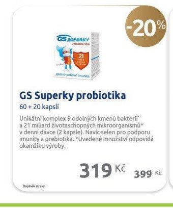 GS Superky probiotika