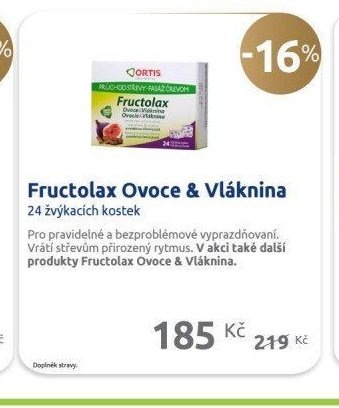 Fructolax Ovoce & Vláknina