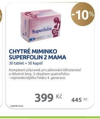 CHYTRÉ MIMINKO SUPERFOLIN 2 MAMA