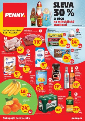 akční leták Penny Market 3.12.2020-9.12.2020