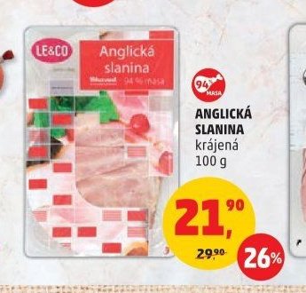 ANGLICKÁ SLANINA