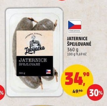 JATERNICE ŠPEJLOVANÉ