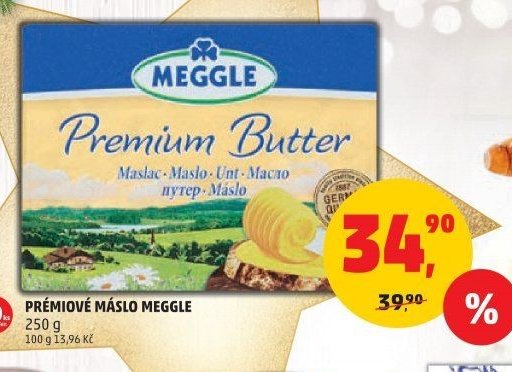 PRÉMIOVÉ MÁSLO MEGGLE