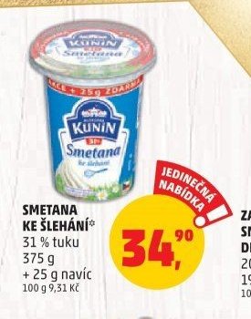 SMETANA KE ŠLEHÁNÍ