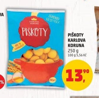 Piškoty Karlova Koruna 250 g