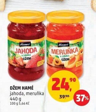 Džem Hamé jahoda, meruňka