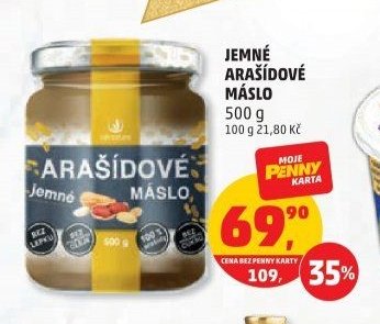 Jemné arašídové máslo