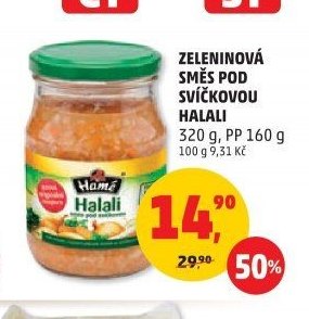 ZELENINOVÁ SMĚS POD SVÍČKOVOU HALALI