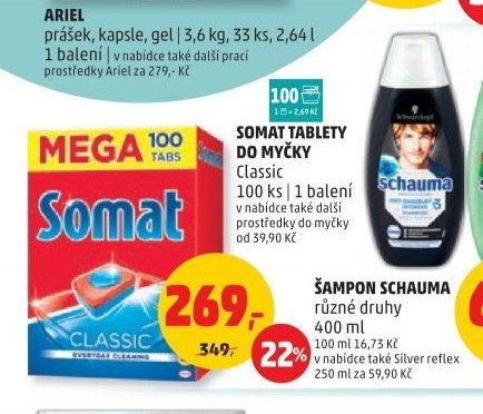 SOMAT TABLETY DO MYČKY Classic