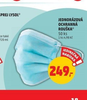 JEDNORÁZOVÁ OCHRANNÁ ROUŠKA