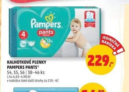 KALHOTKOVÉ PLENKY PAMPERS PANTS
