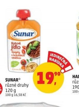 SUNAR různé druhy