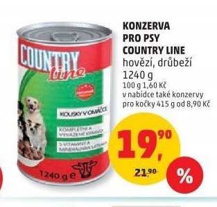 Konzerva pro psy Country Line