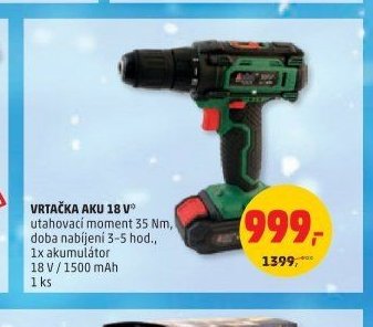 Vrtačka aku 18 V