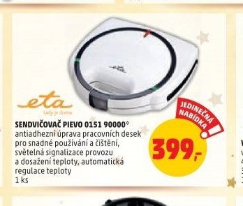 Eta Sendvičovač Pievo 0151 90000
