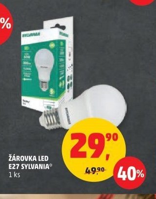 Žárovka LED E27 Sylvania