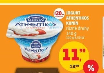 Jogurt Authentikos Kunín