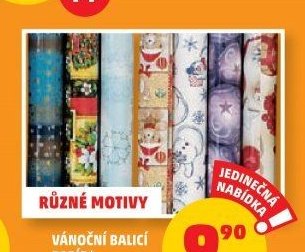Vánoční balicí papír
