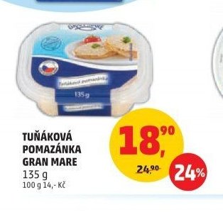 Tuňáková pomazánka Gran Mare