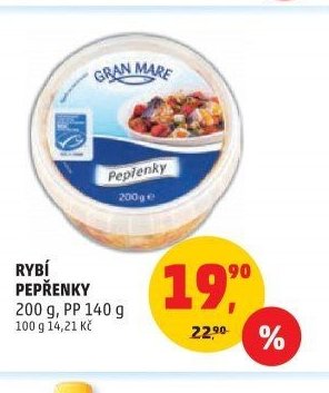 Rybí pepřenky Gran Mare