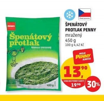 Špenátový protlak Penny