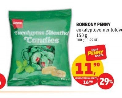Bonbony Penny eukalyptovomentolové