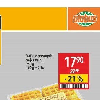 Vafle z čerstvých vajec mini