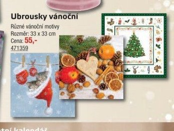 Ubrousky vánoční - UNI HOBBY akcniletaky.com