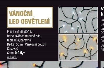 Vánoční LED osvětlení - UNI HOBBY akcniletaky.com