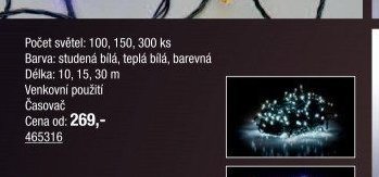 Vánoční osvětlení LED - UNI HOBBY akcniletaky.com
