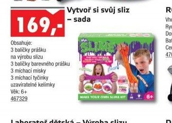 Vytvoř si svůj sliz - sada - UNI HOBBY akcniletaky.com